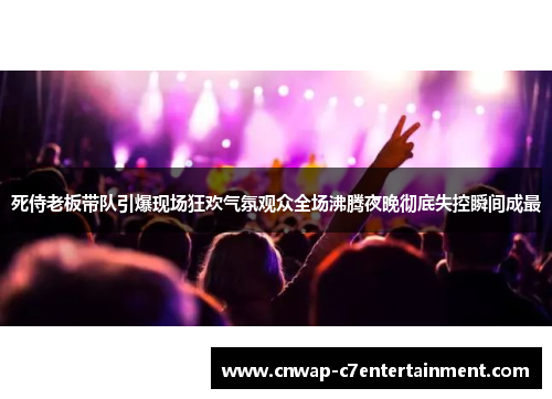 死侍老板带队引爆现场狂欢气氛观众全场沸腾夜晚彻底失控瞬间成最